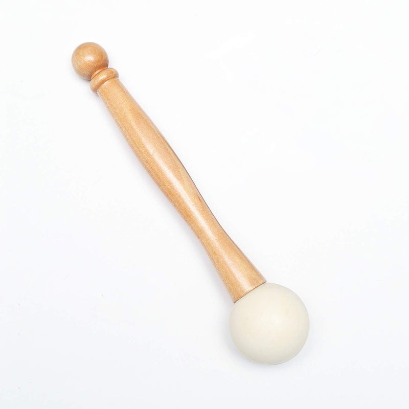 CVNC Rubber Mallet for Playing Frosted Quartz Crystal Singing Bowl Rubber Stick - Image 1
